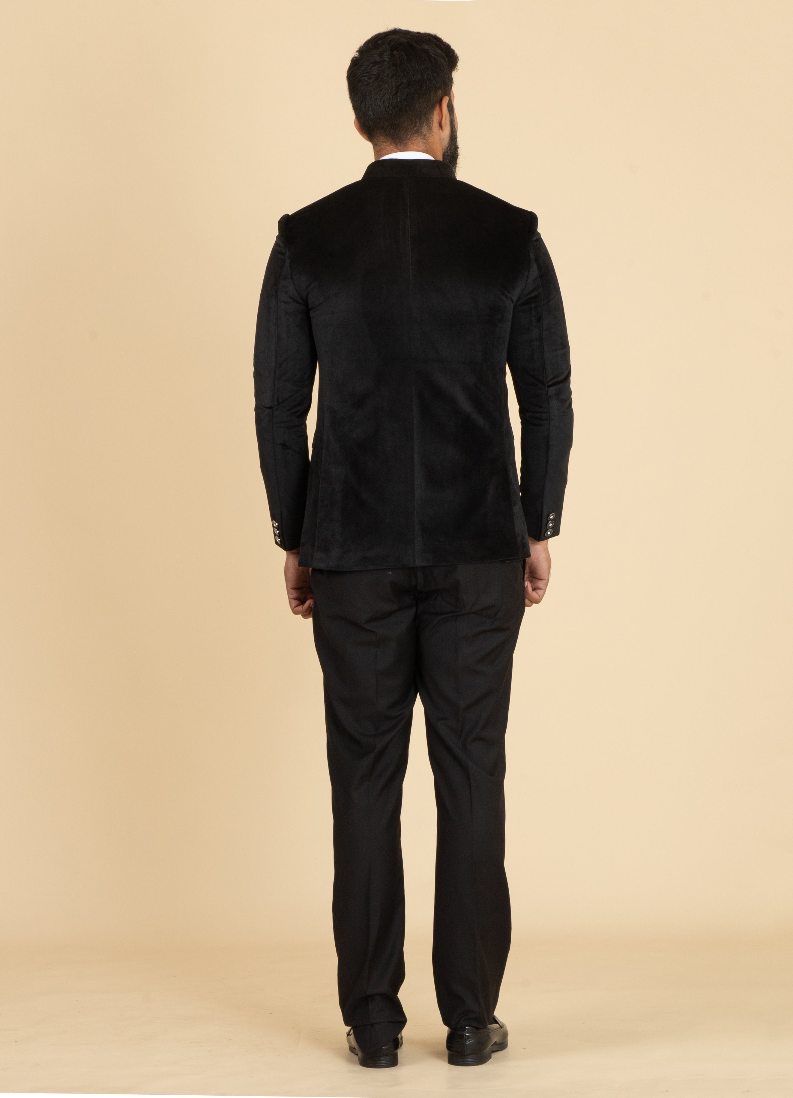 MLS VELVET JODHPURI COAT 1PC