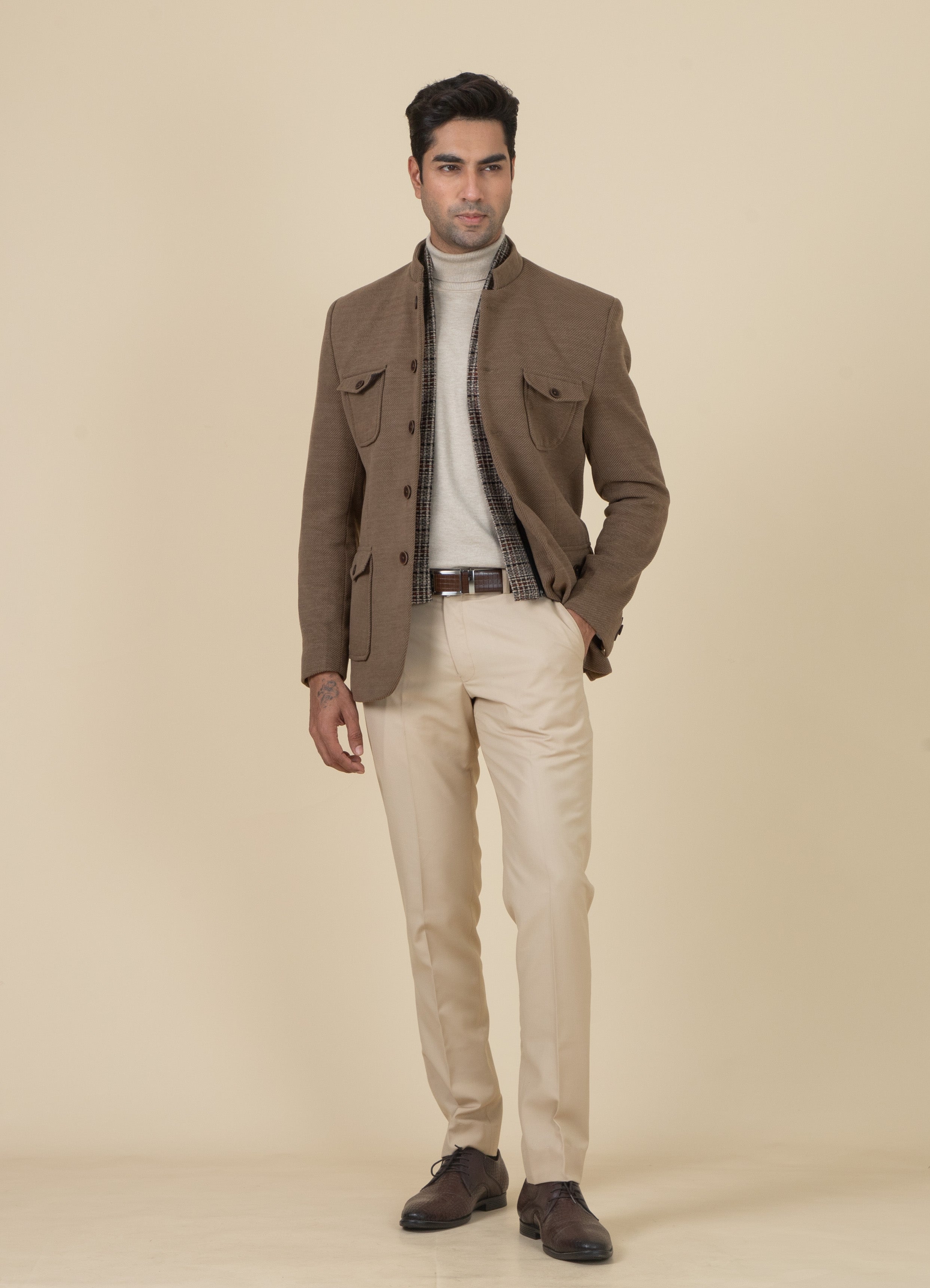 MLS COAT WITH MUFFLER 1PC