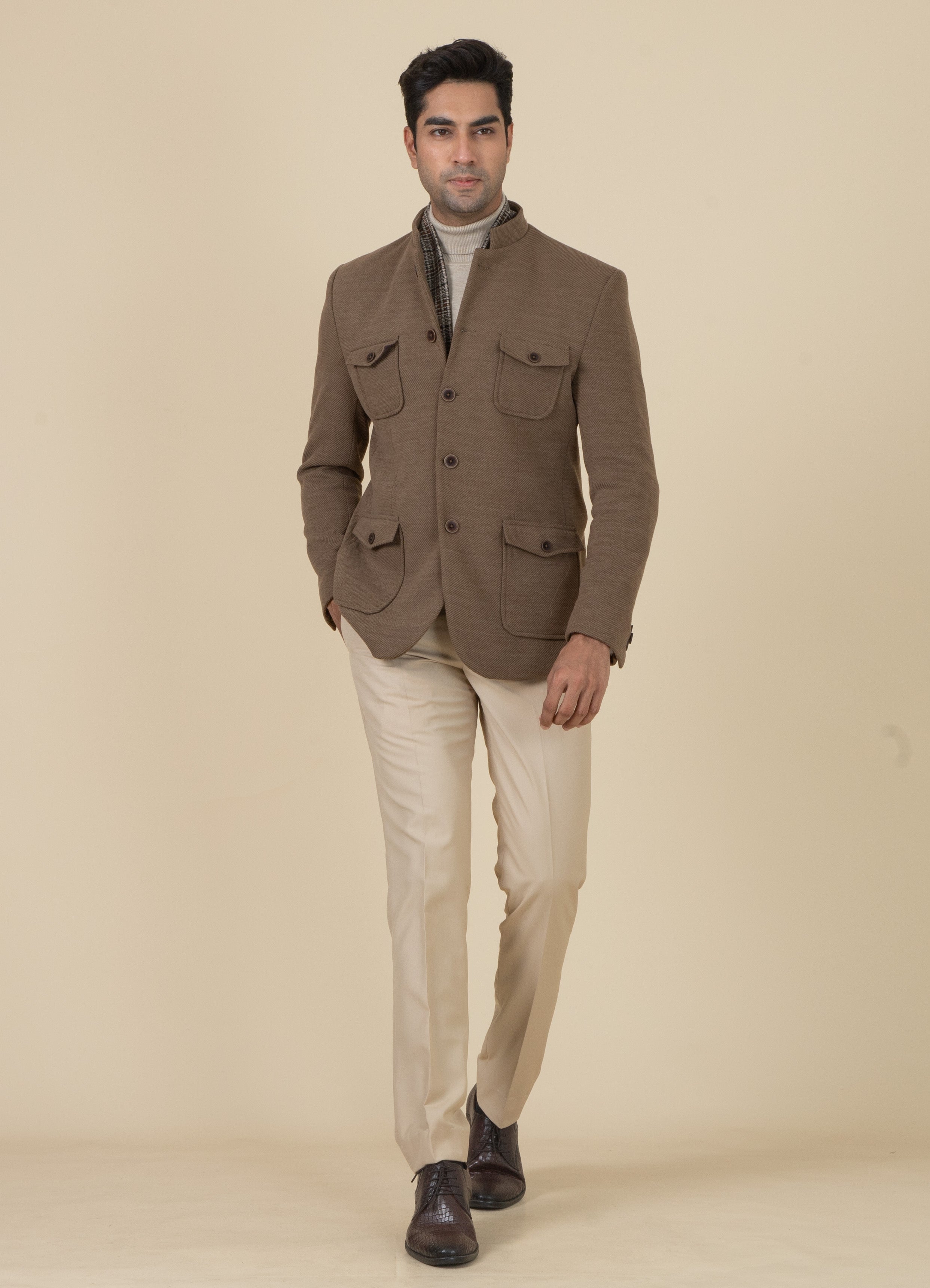 MLS COAT WITH MUFFLER 1PC