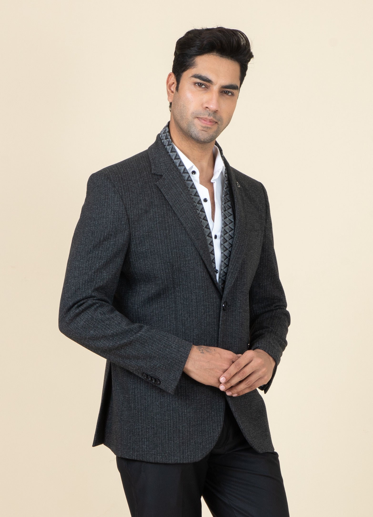 MLS COAT WITH MUFFLER 1PC