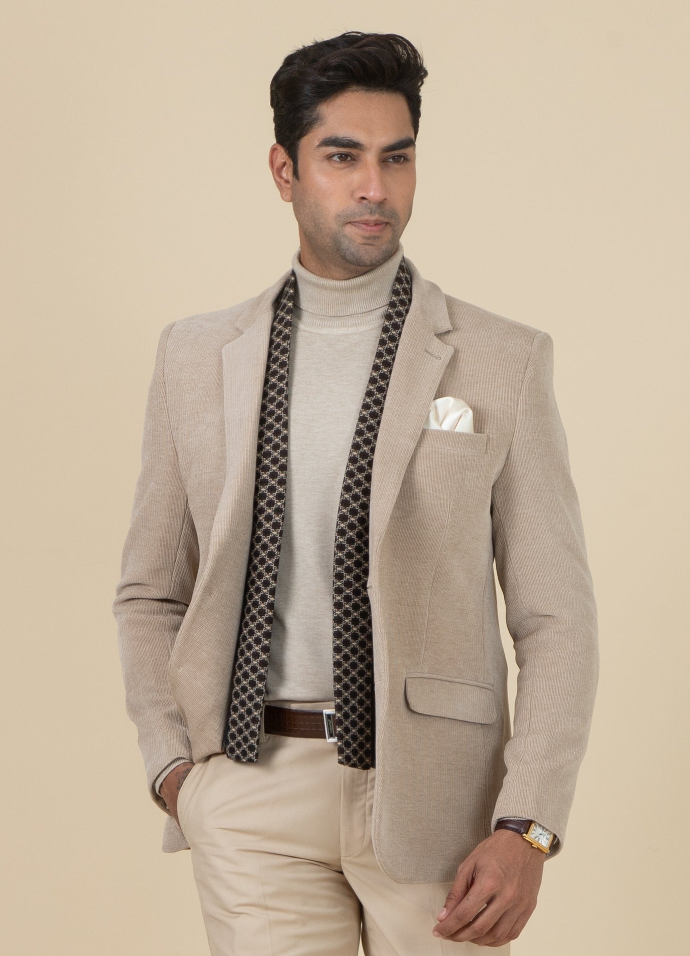 MLS COAT WITH MUFFLER 1PC