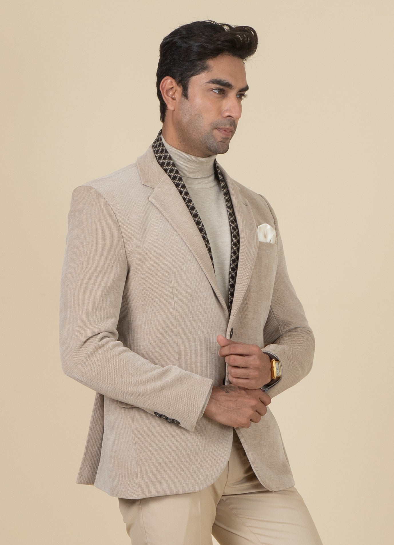 MLS COAT WITH MUFFLER 1PC