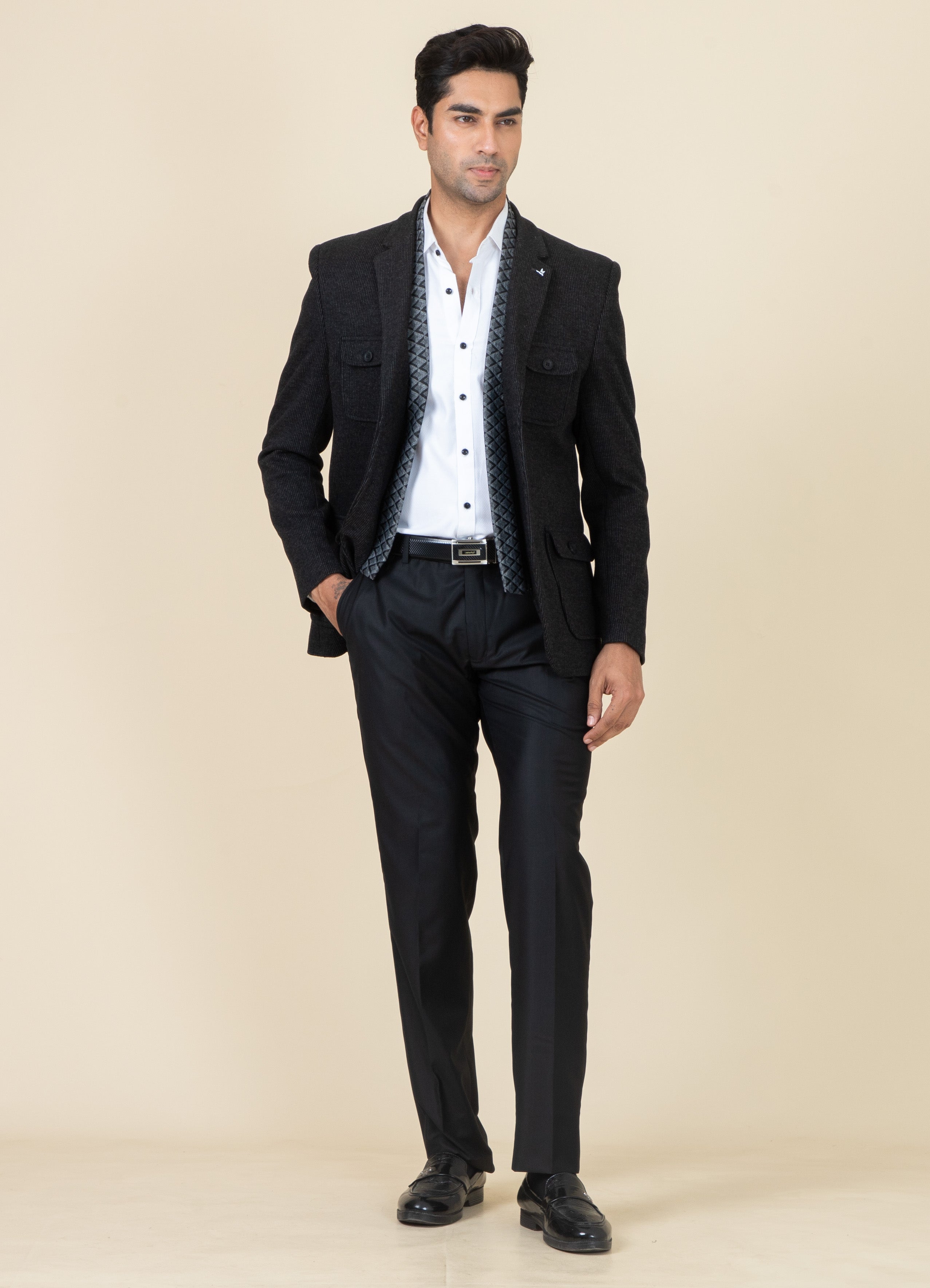 MLS COAT WITH MUFFLER 1PC