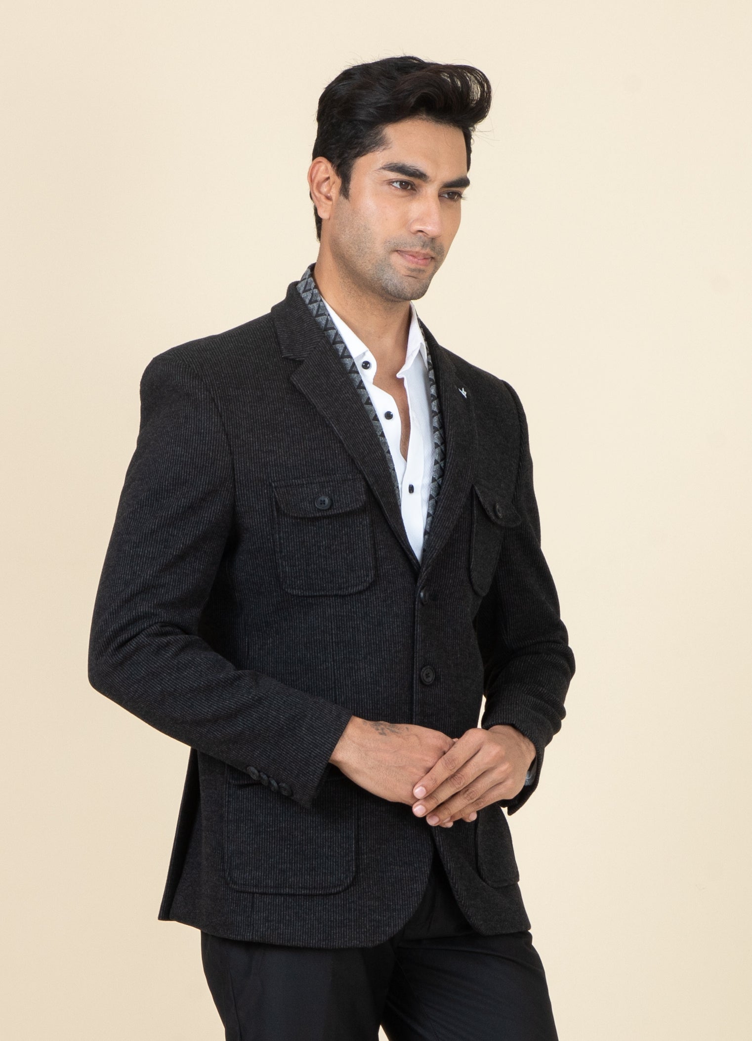 MLS COAT WITH MUFFLER 1PC