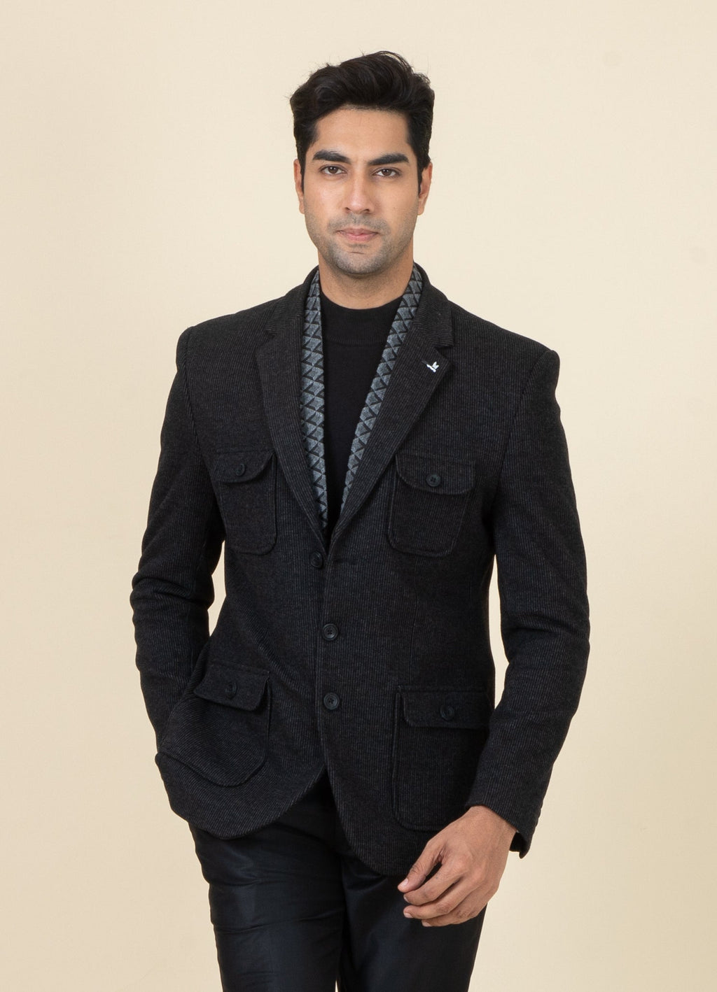 MLS COAT WITH MUFFLER 1PC