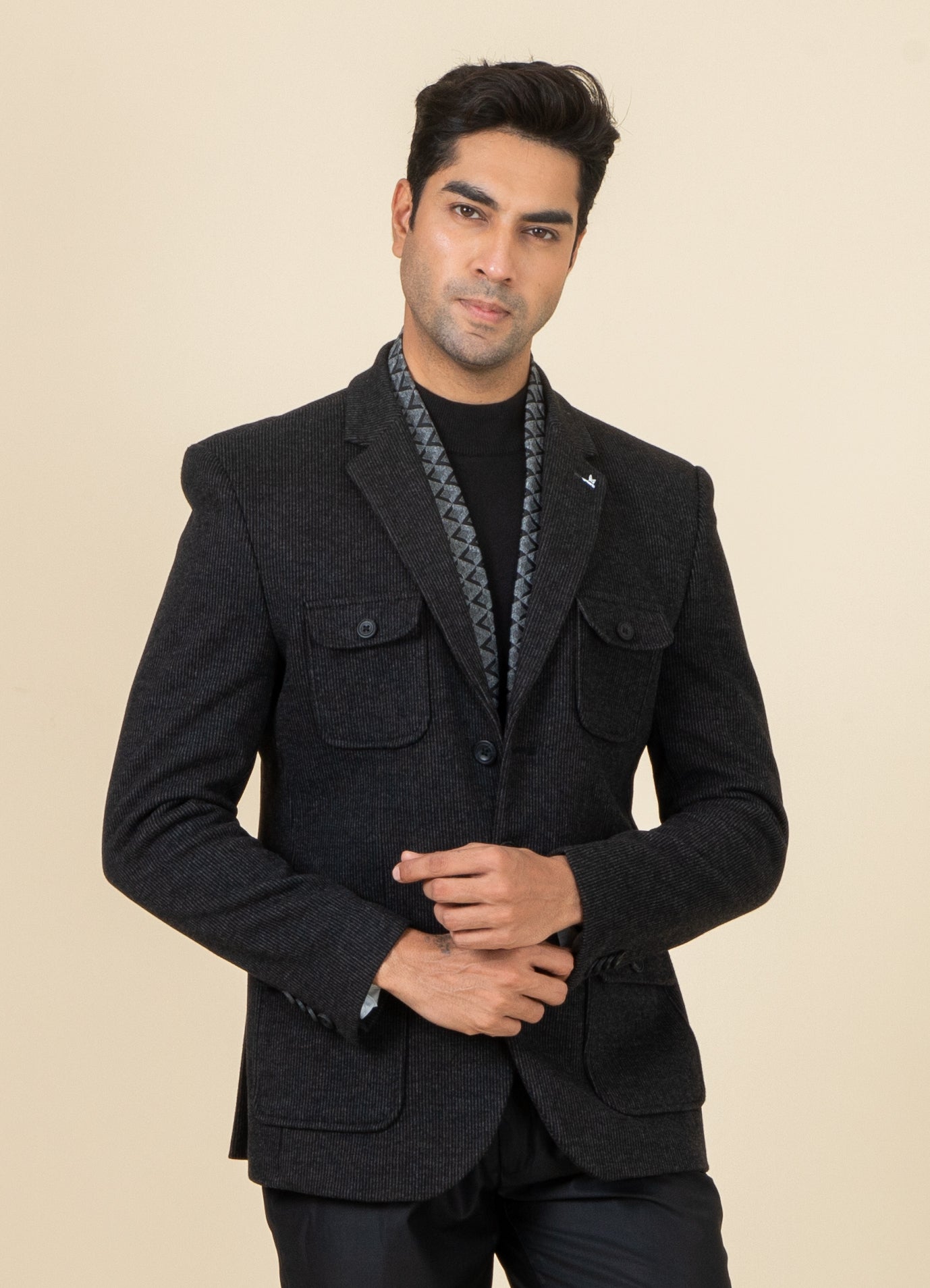 MLS COAT WITH MUFFLER 1PC