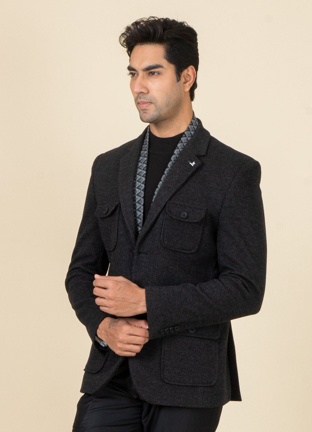 MLS COAT WITH MUFFLER 1PC