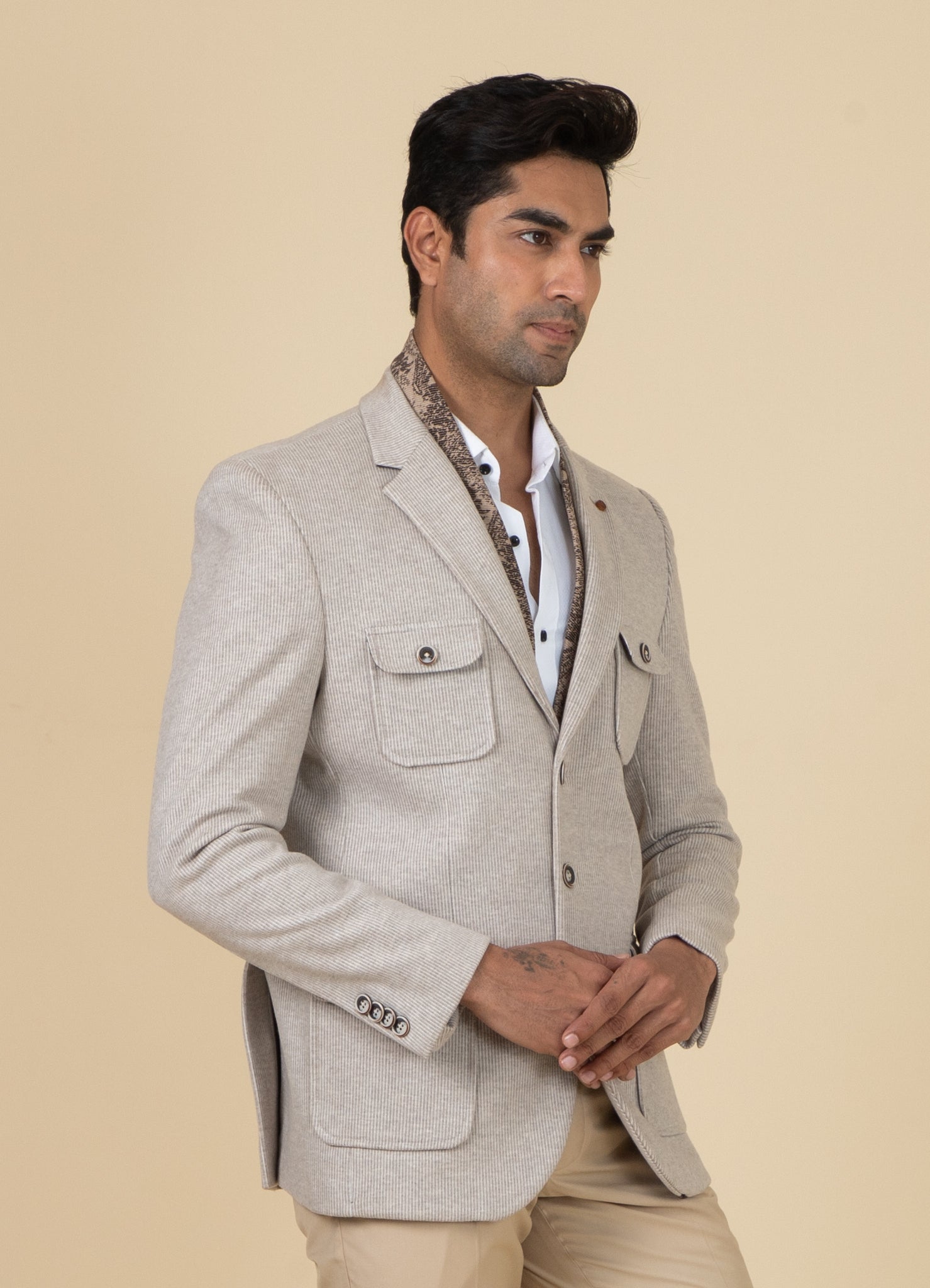 MLS COAT WITH MUFFLER 1PC