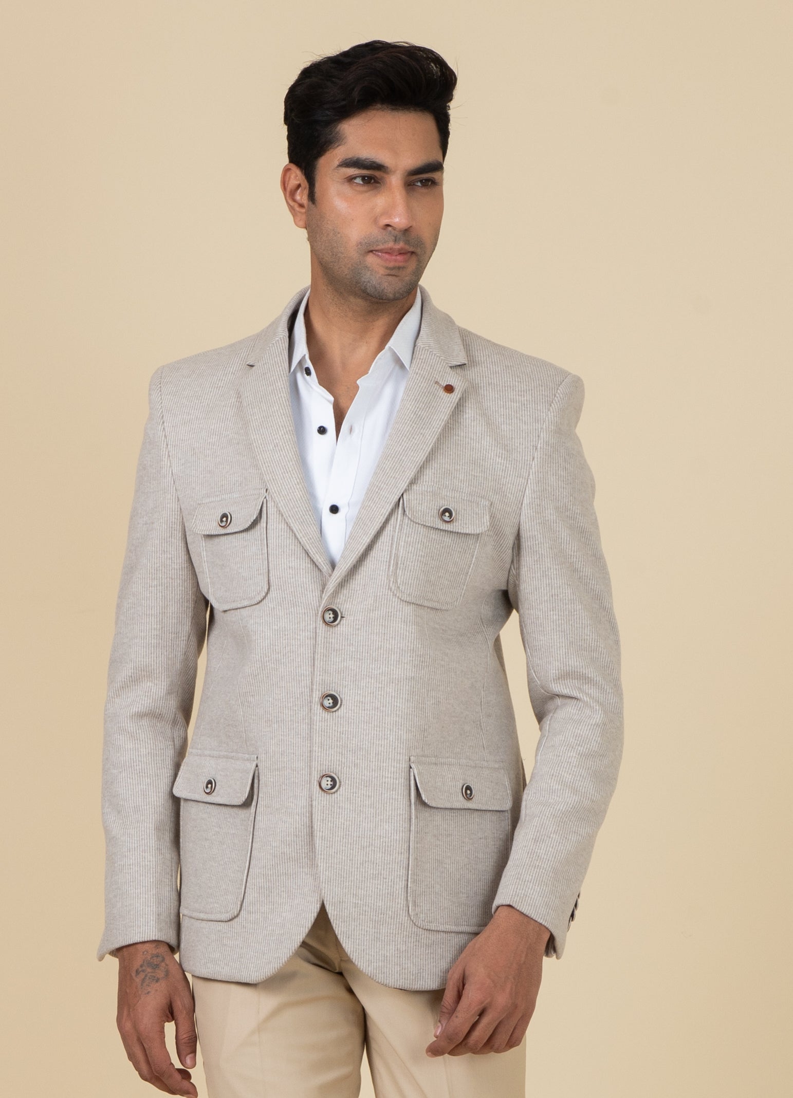 MLS COAT WITH MUFFLER 1PC