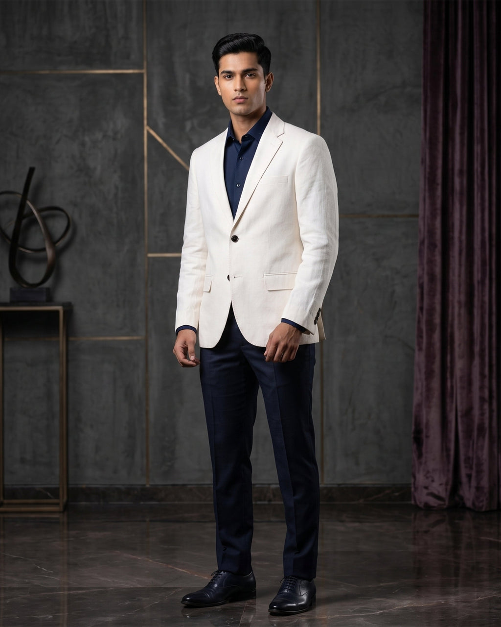 MLS LINEN COAT 1PC