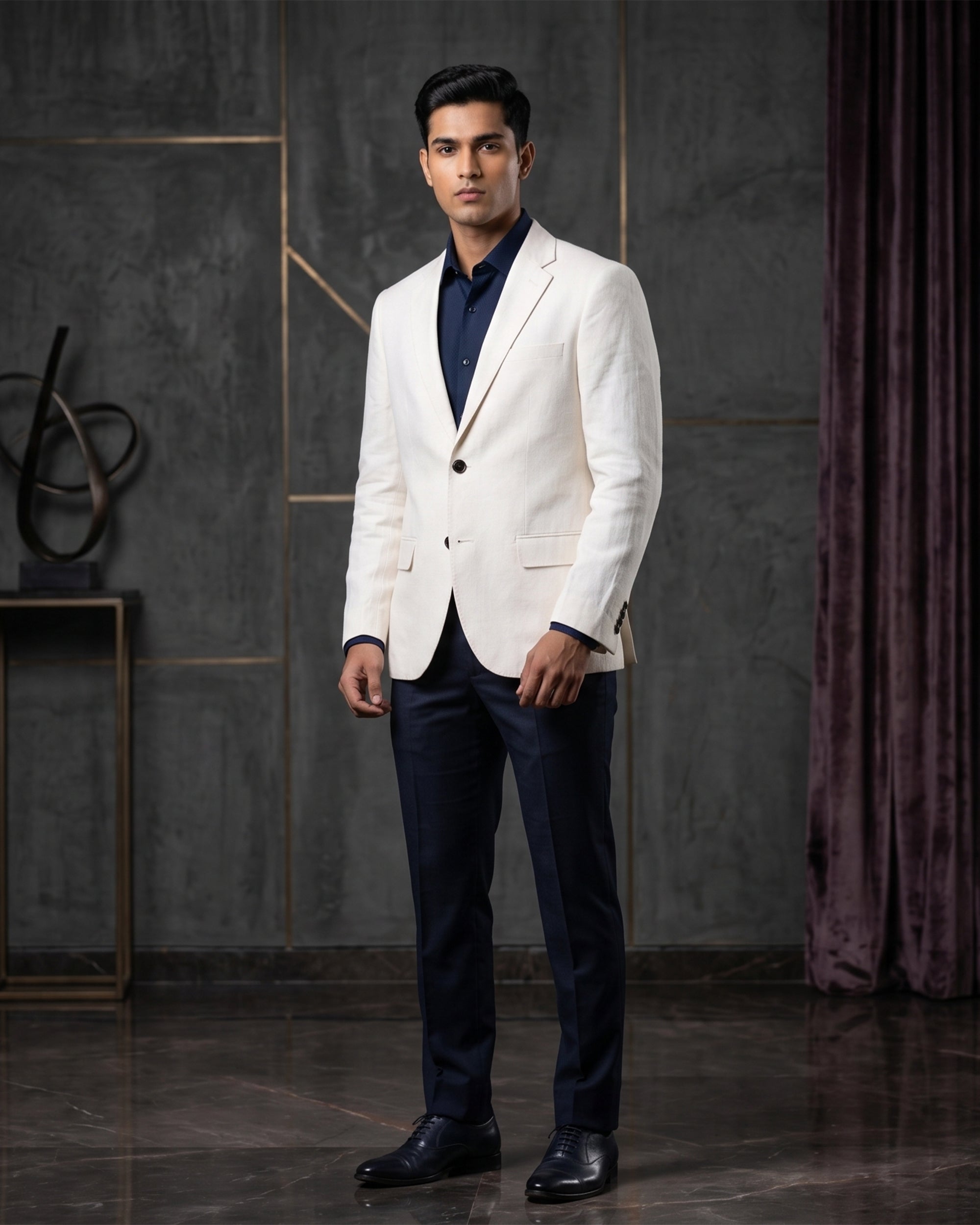 MLS LINEN COAT 1PC