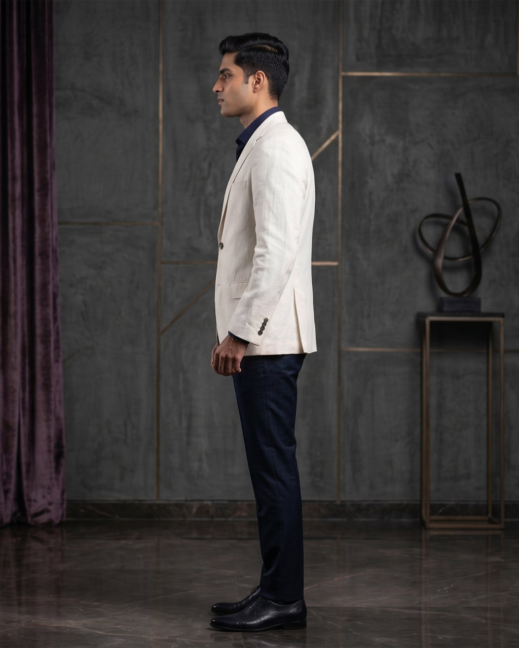 MLS LINEN COAT 1PC