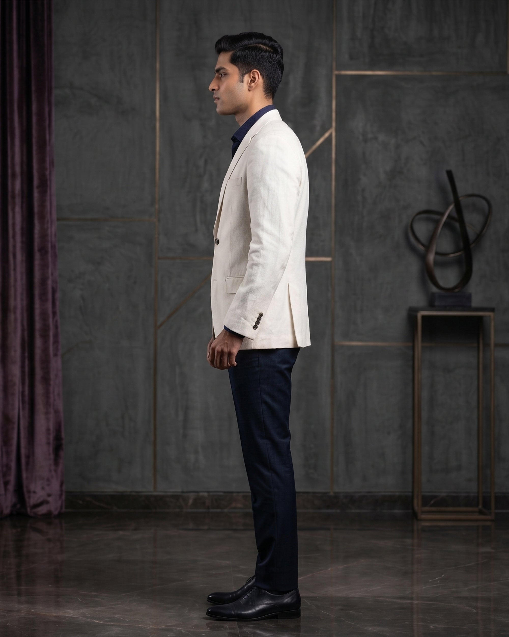 MLS LINEN COAT 1PC