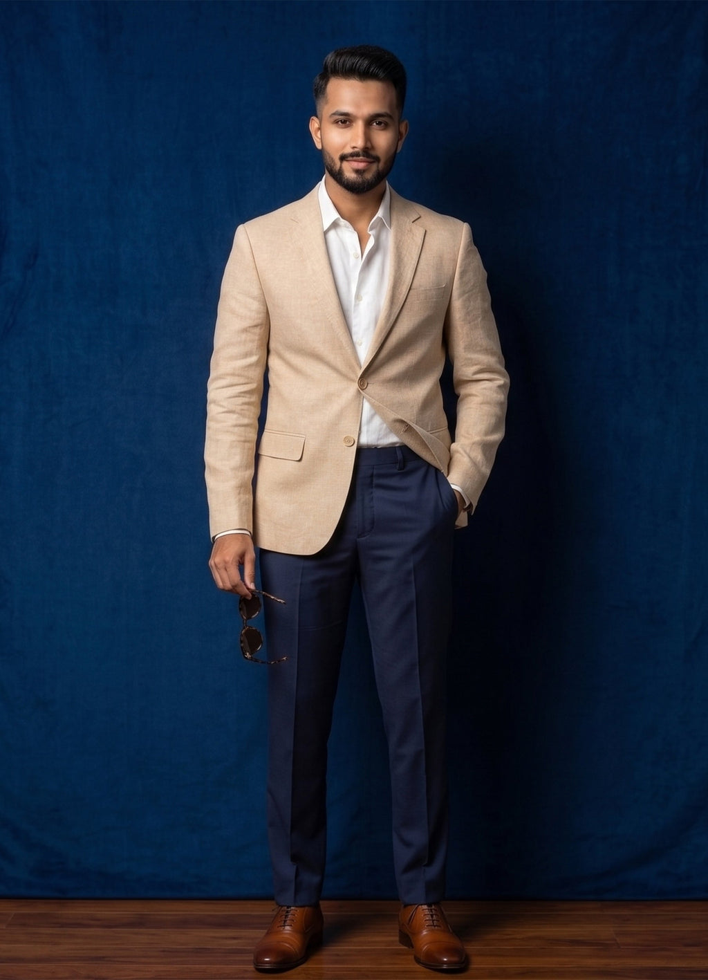 MLS LINEN COAT 1PC