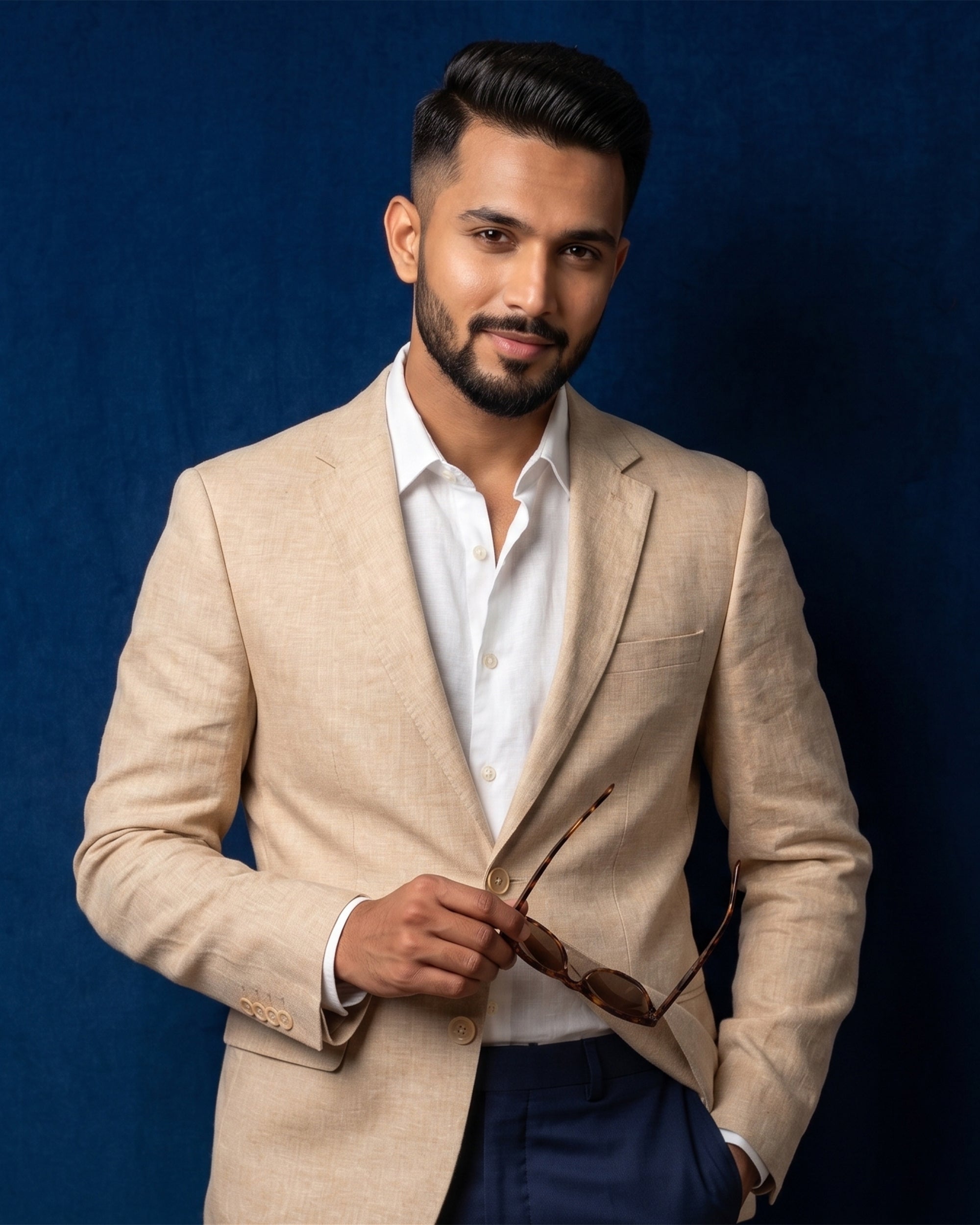 MLS LINEN COAT 1PC