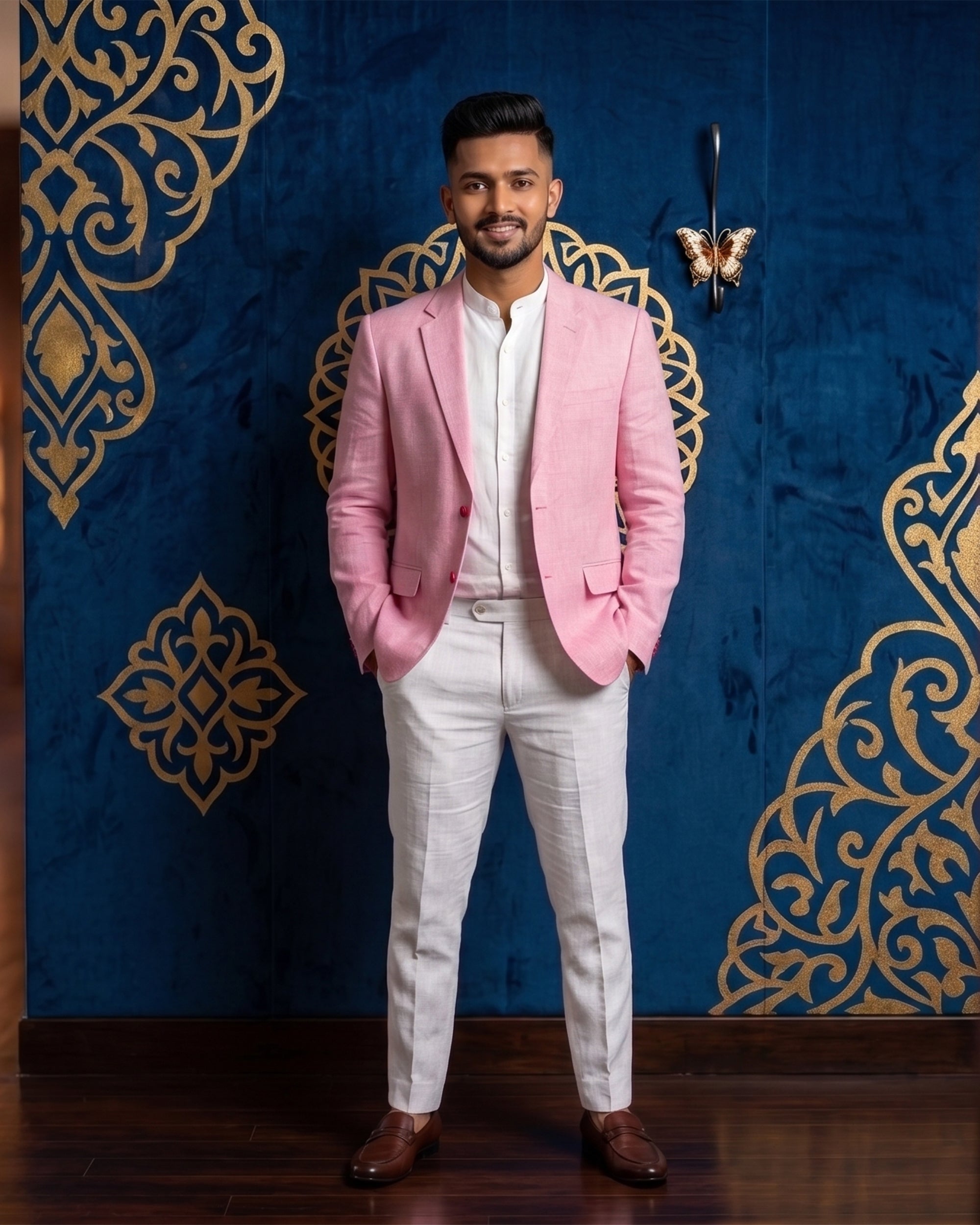 MLS LINEN COAT 1PC