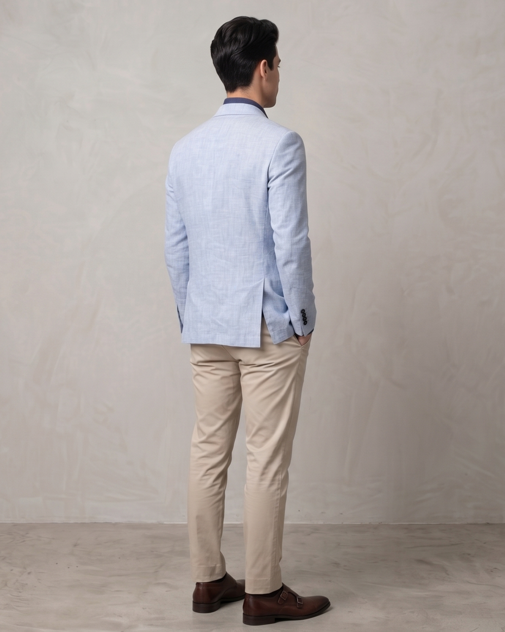 MLS LINEN COAT 1PC