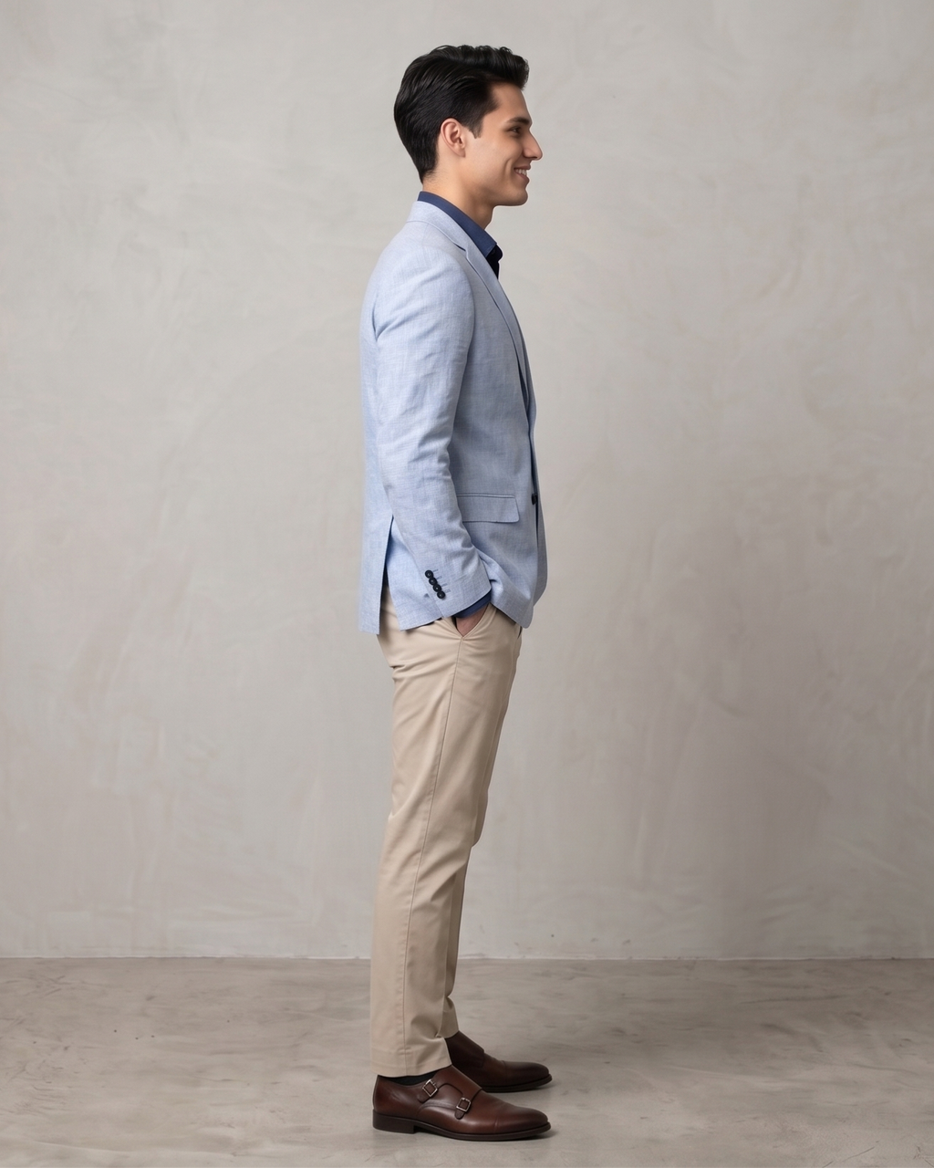 MLS LINEN COAT 1PC
