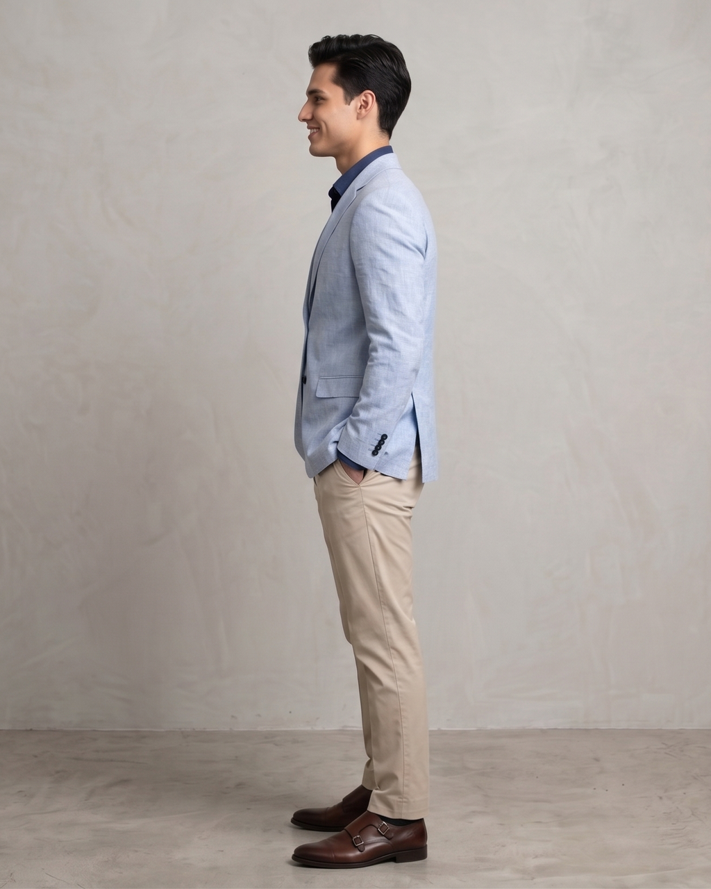 MLS LINEN COAT 1PC