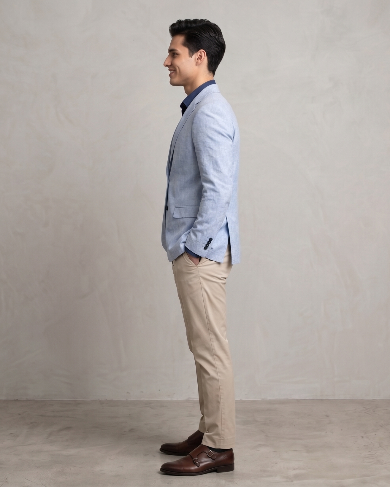 MLS LINEN COAT 1PC