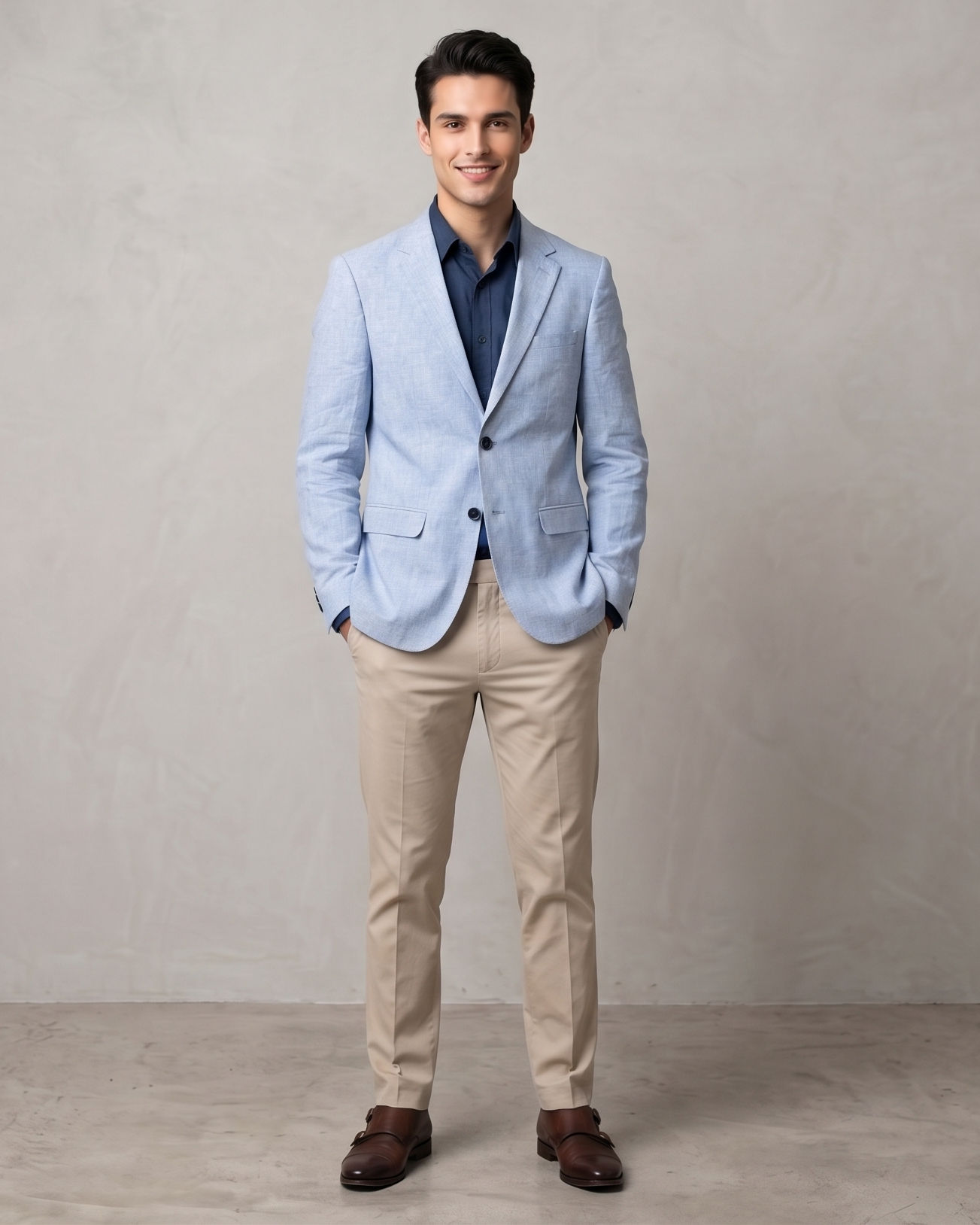 MLS LINEN COAT 1PC