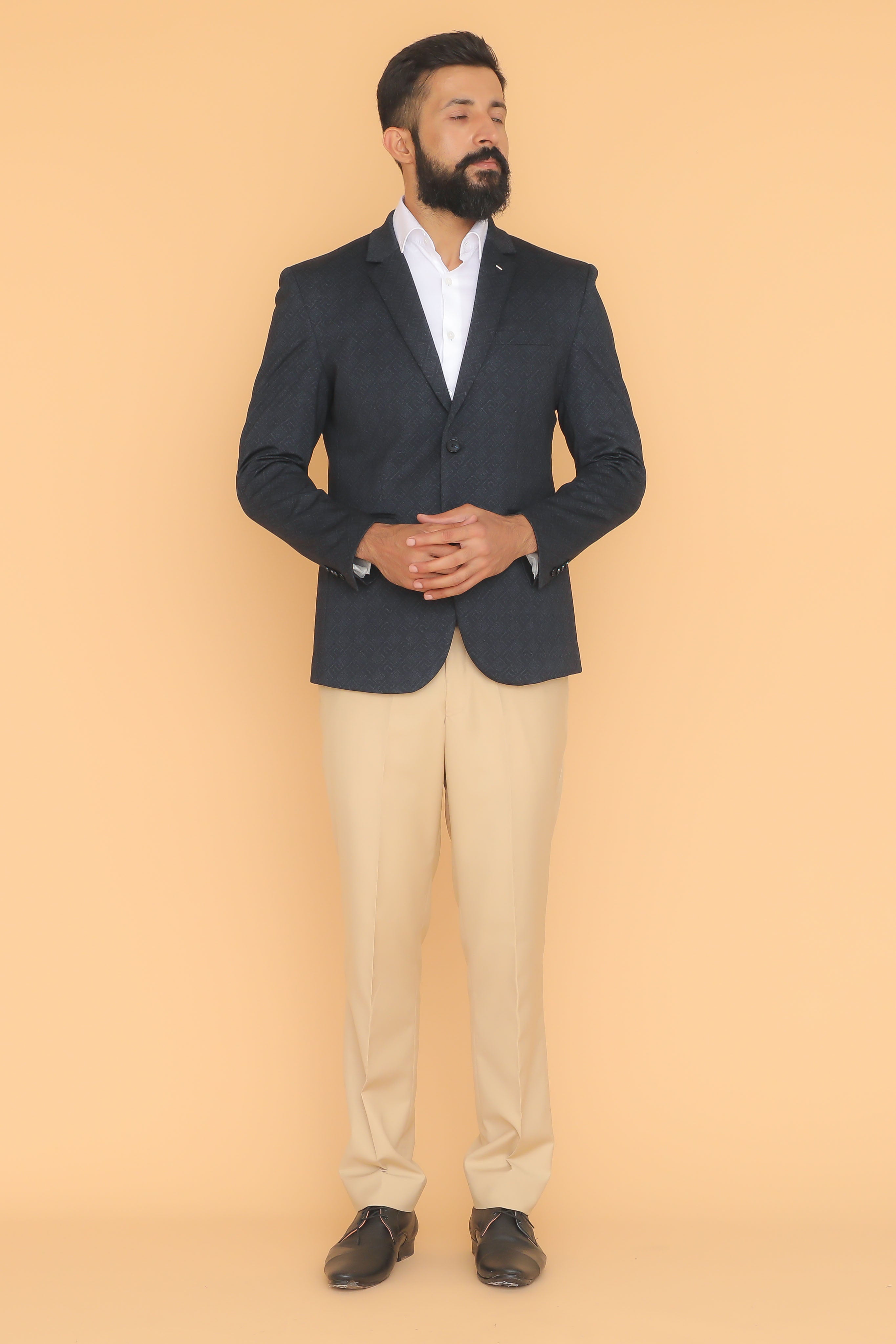 MLS TEXTURED COAT 1PC