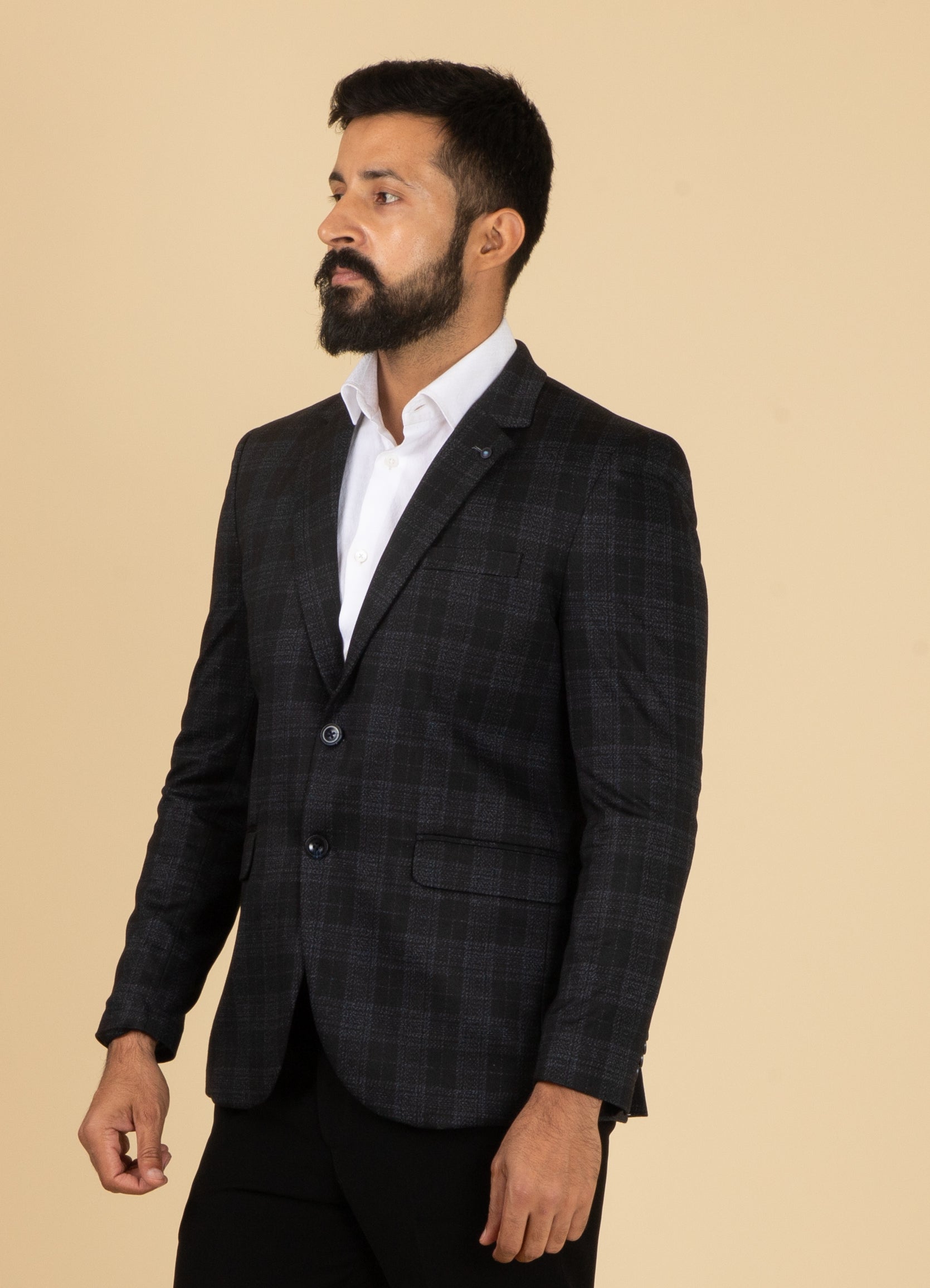MLS CHECKED COAT 1PC