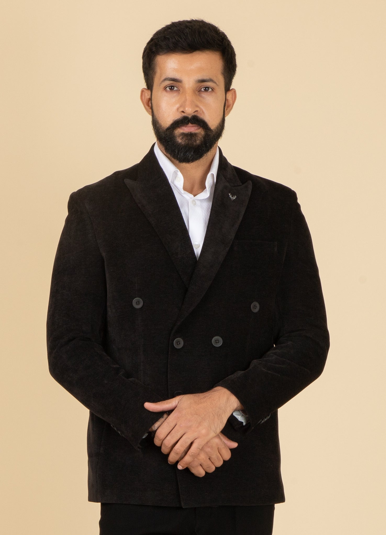 MLS DOUBLE BREASTED COAT 1PC