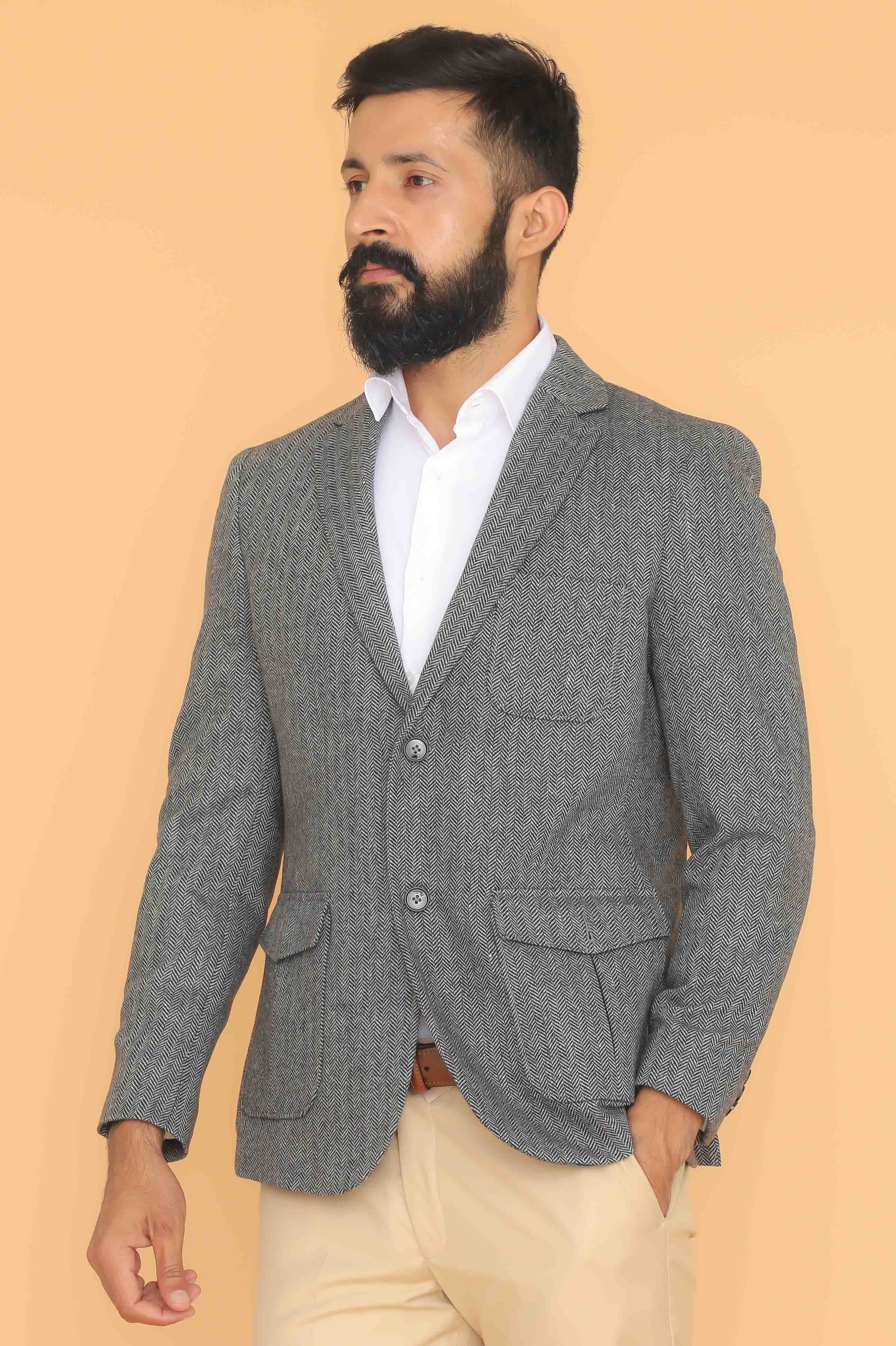 MLS TWEED COAT 1PC